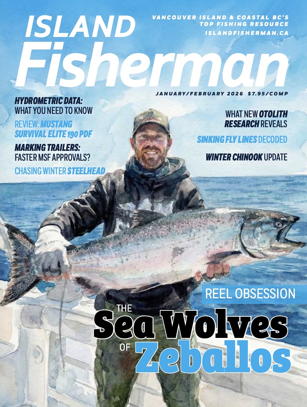 January 2026 Island Fisherman magazine cover