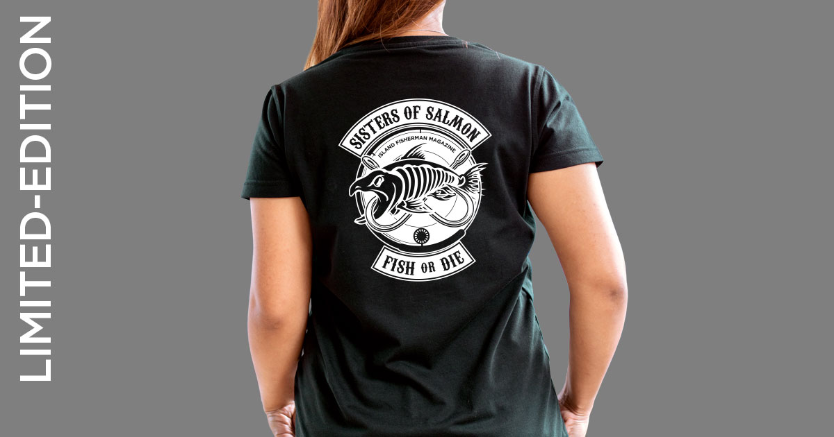 Sisters of Salmon T-Shirt - Island Fisherman Magazine