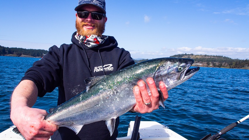 Vancouver Winter Chinook Fishing Report: February 16, 2024 - Vancouver Salmon  Fishing