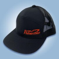 Island Fisherman Black Trucker 7 Panel Cap - Image 2
