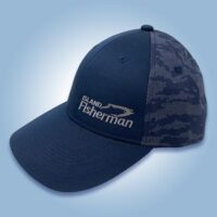 Island Fisherman Blue Camo Baseball Cap - Image 2