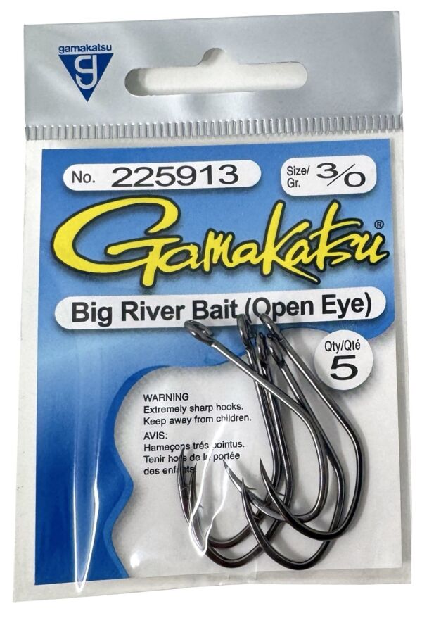 GAMAKATSU BIG RIVER BAIT (OPEN EYE) HOOKS