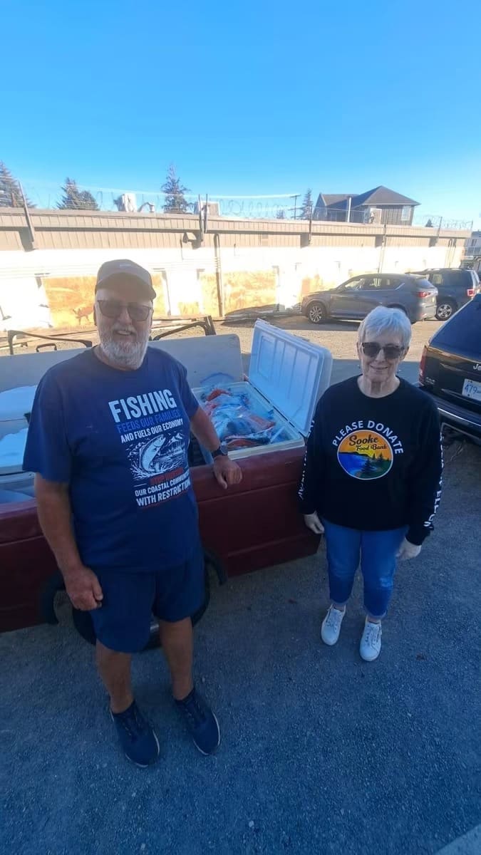 2026 Juan de Fuca Fishing Tournament Raises $80K Angler-donated salmon fillets loaded for delivery to the Sooke Food Bank