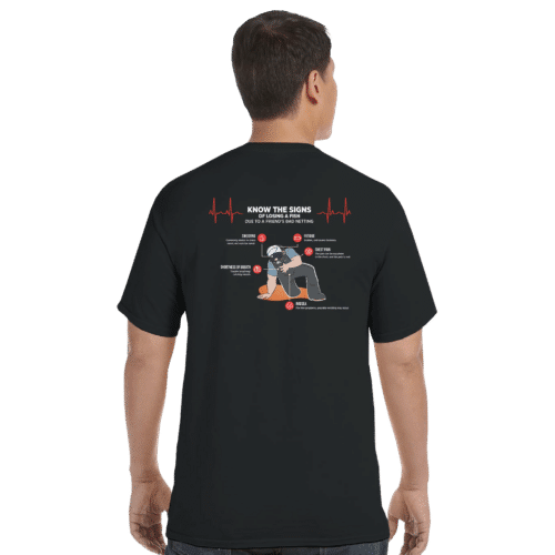 Island Fisherman Bad Netting Shirt Front Chest Logo
