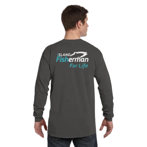 i fish heavyweight long sleeve back logo showing